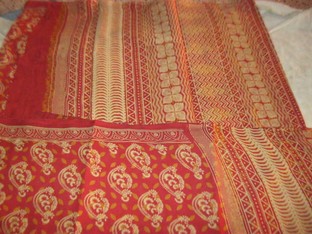 Bagru Discharge Print